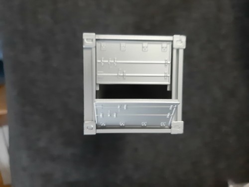 Line silver gray ribbed - ribbed, 40'